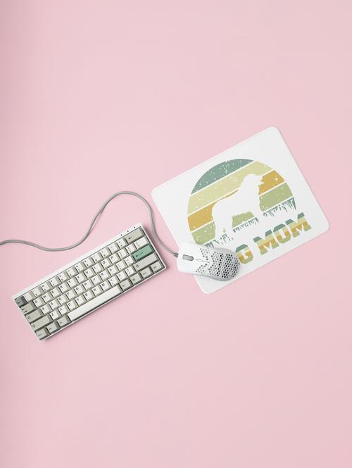 dog mom -printed mousepads for pet lovers(20cm x 18cm) - 19918828 - Very Small Image - 1
