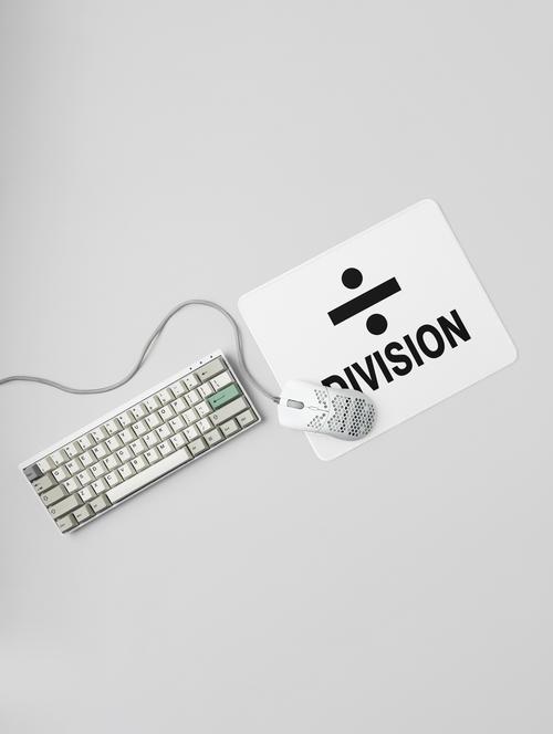 division- printed mousepads for mathematics lovers(20cm x 18cm) - 19918886 - Very Small Image - 1