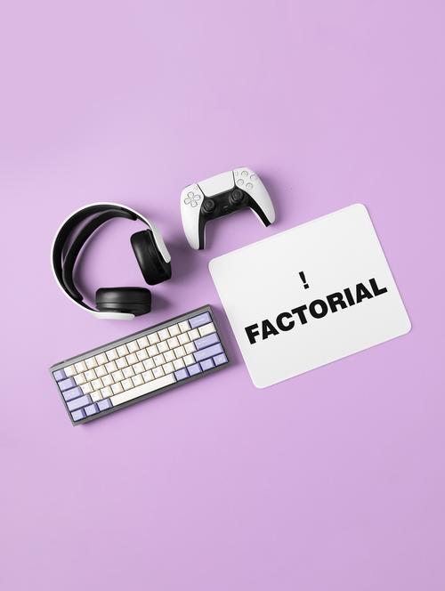factorial - printed mousepads for mathematics lovers(20cm x 18cm) - 19918902 - Very Small Image - 1