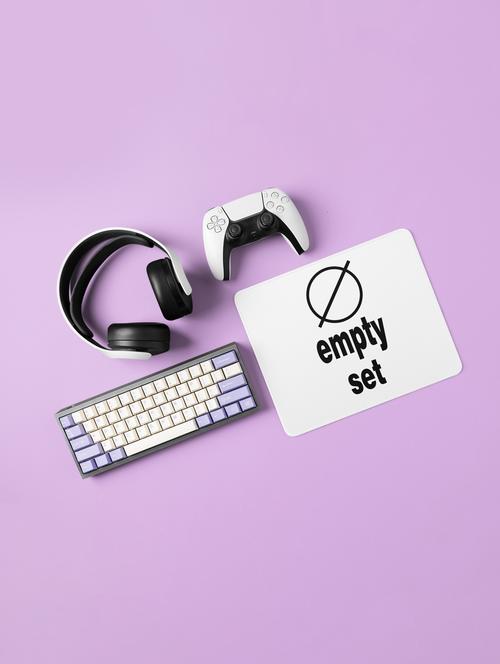 empty set - printed mousepads for mathematics lovers(20cm x 18cm) - 19918911 - Very Small Image - 1