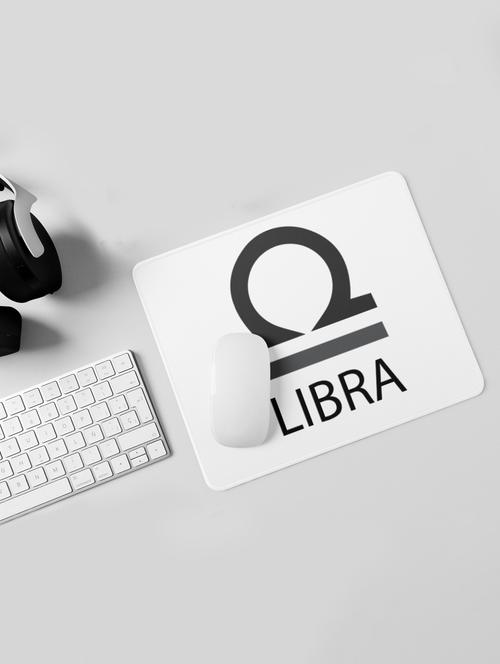 libra - zodiac sign printed mousepads for astrology lovers(20cm x 18cm) - 19918962 - Very Small Image - 1