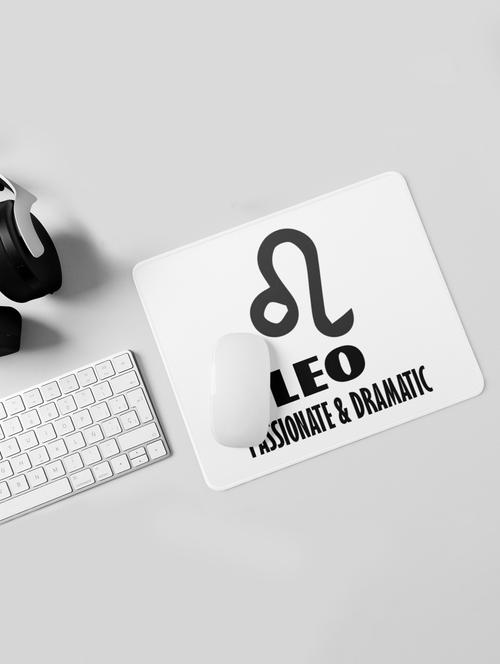 leo, passionate and dramatic - zodiac sign printed mousepads for astrology lovers(20cm x 18cm) - 19918971 - Very Small Image - 1