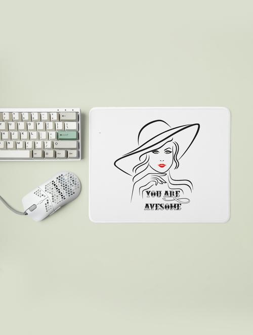you are awsome- designable printed mousepads(20cm x 18cm) - 19918996 - Very Small Image - 1