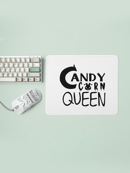 candy corn queen black text -haunted house -halloween theme mousepads - 19919035 - Very Small Image - 1