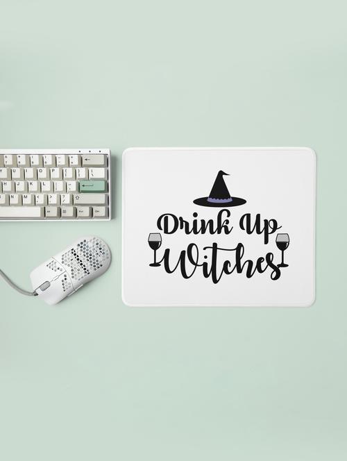 drink up witches, wine glasses -halloween theme mousepads - 19919047 - Very Small Image - 1