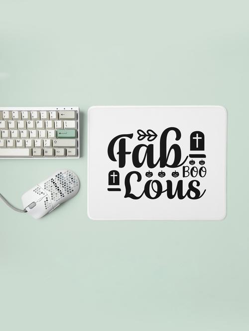fab boo lous - halloween text illustration graphic -halloween theme mousepads - 19919050 - Very Small Image - 1