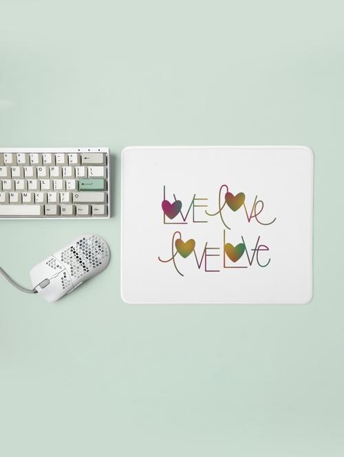 love love ,love love -printed mousepads(20cm x 18cm) - 19919153 - Very Small Image - 1