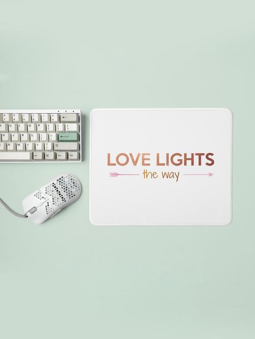 love lights the way -printed mousepads(20cm x 18cm) - 19919165 - Very Small Image - 1