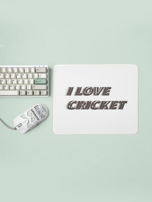 i love cricket - designable printed mousepads(20cm x 18cm) - 19919203 - Very Small Image - 1