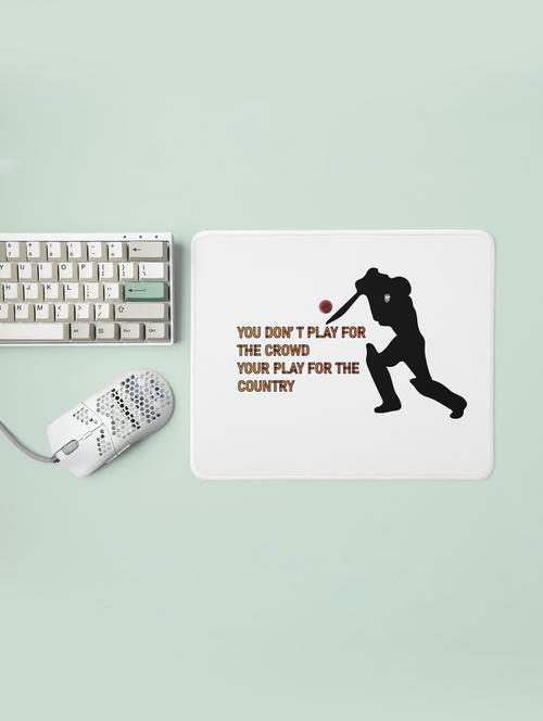 you don't play for the crowd - designable printed mousepads(20cm x 18cm) - 19919206 - Very Small Image - 1
