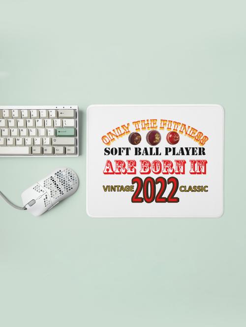 only the fitness soft ball player - designable printed mousepads(20cm x 18cm) - 19919223 - Very Small Image - 1