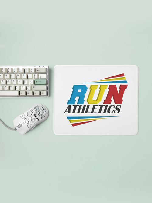 run athletics text - designable printed mousepads(20cm x 18cm) - 19919249 - Very Small Image - 1