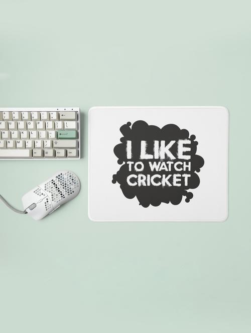 i like to watch cricket - designable printed mousepads(20cm x 18cm) - 19919258 - Very Small Image - 1