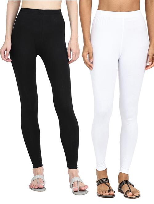 pack of 2 solid leggings - 19919683 - Very Small Image - 1