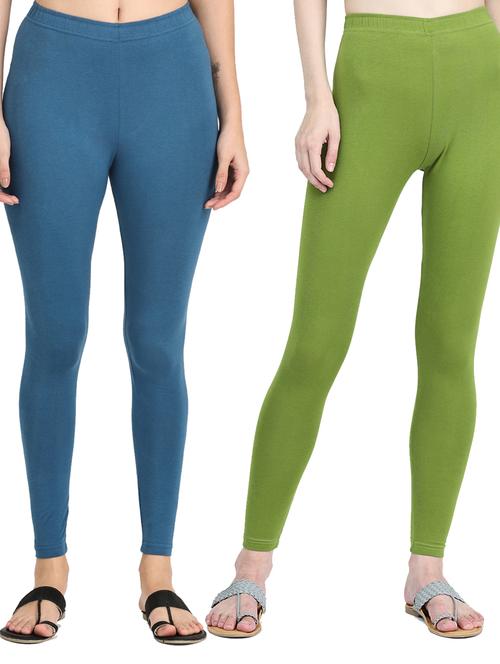 pack of 2 solid leggings - 19919691 - Very Small Image - 1