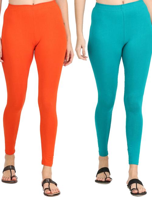 pack of 2 solid leggings - 19919697 - Very Small Image - 1