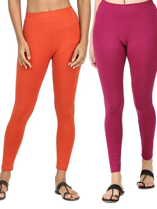 pack of 2 solid leggings - 19919703 - Very Small Image - 1