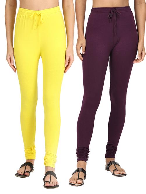 pack of 2 solid leggings - 19919722 - Very Small Image - 1