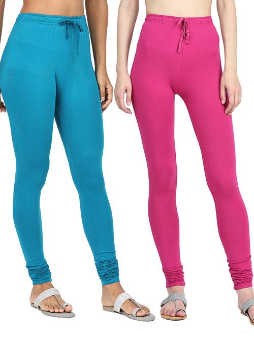 pack of 2 solid leggings - 19919724 - Very Small Image - 1