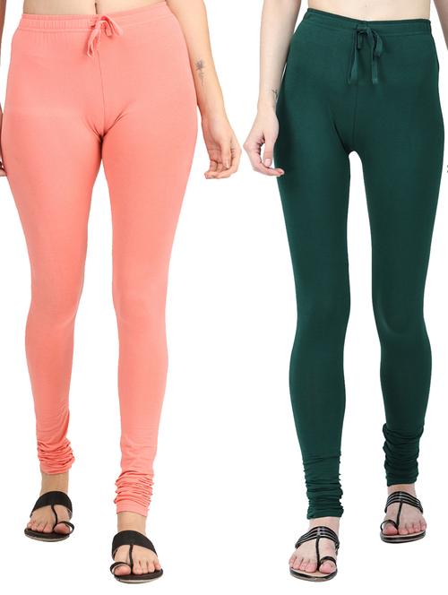 pack of 2 solid leggings - 19919726 - Very Small Image - 1
