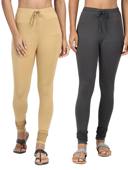 pack of 2 solid leggings - 19919737 - Very Small Image - 1