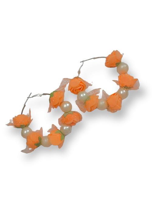 orange pearl hoops - 19925158 - Very Small Image - 1