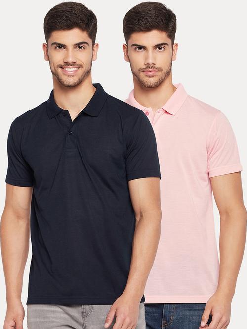 pack of 2 solid polo t-shirt - 19925207 - Very Small Image - 1