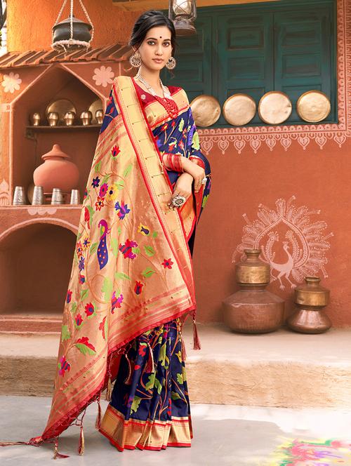 women's self design purple colored saree - 19925452 - Very Small Image - 1