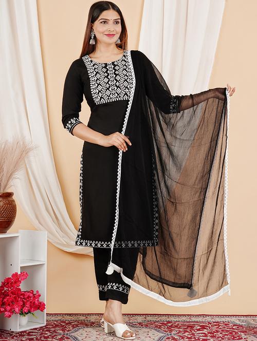 printed kurta pant set - 19925703 - Very Small Image - 1