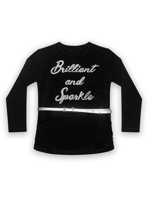black sequence detail long sleeve top - 19926181 - Very Small Image - 1