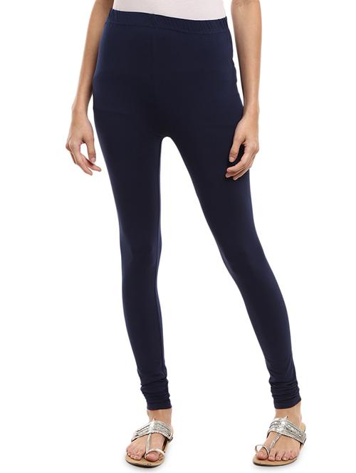 v-mart women solid cotton leggings - 19927015 - Very Small Image - 1