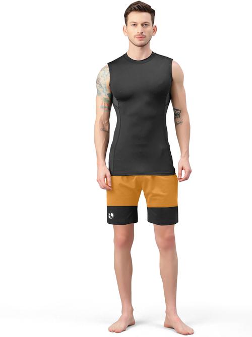 means imported lycra shorts solid mid-rise - 19927344 - Very Small Image - 1