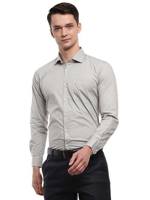 mens solids formal shirt - 19937058 - Very Small Image - 1