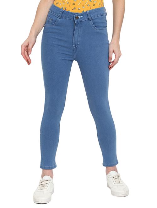 light blue cotton jeggings - 19938661 - Very Small Image - 1
