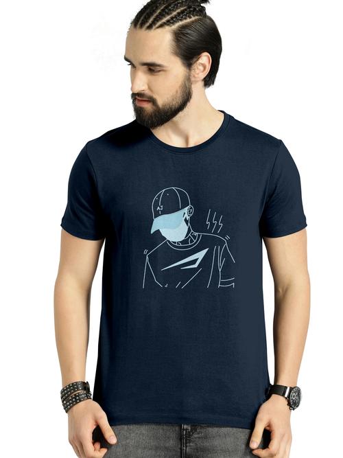 dark blue cotton blend sweatshirt - 19940684 - Very Small Image - 1