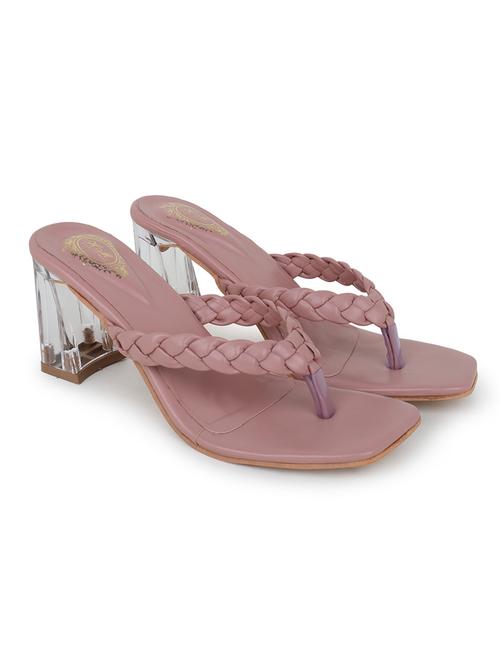 thong strap slip-on heels - 19941664 - Very Small Image - 1