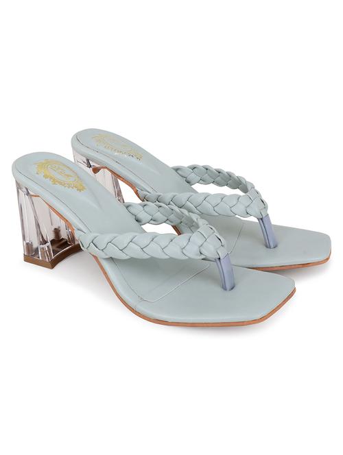 thong strap slip-on heels - 19941665 - Very Small Image - 1