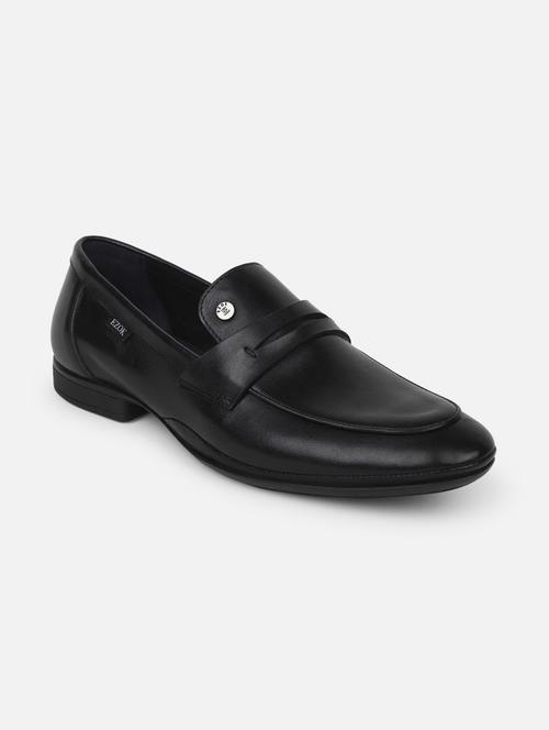 black leather slip on loafers - 19945427 - Very Small Image - 1