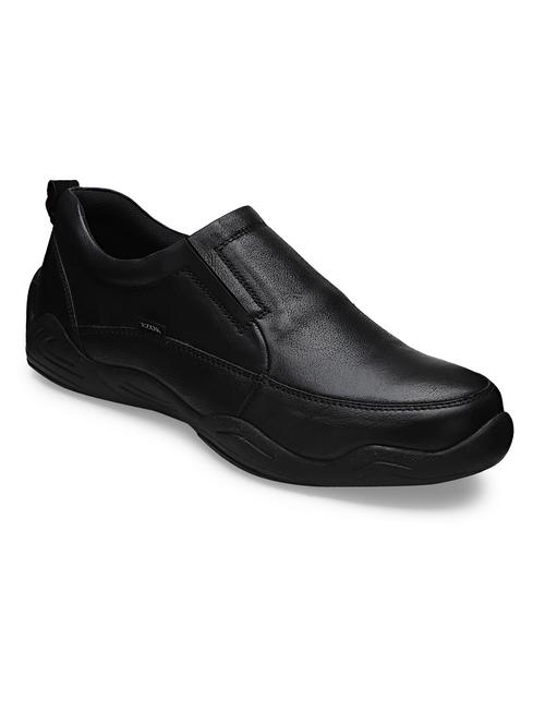 black leather slip on loafers - 19945443 - Very Small Image - 1