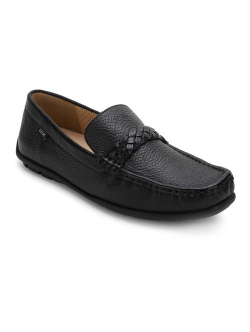 black leather slip on loafers - 19945447 - Very Small Image - 1