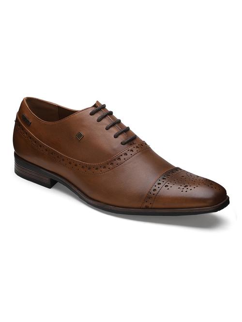 brown lace-up derby shoes - 19945672 - Very Small Image - 1