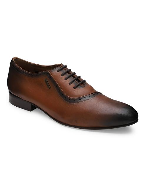 tan lace-up derby shoes - 19945681 - Very Small Image - 1