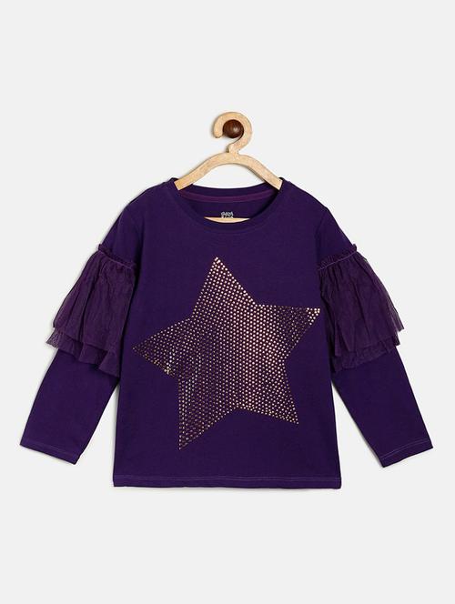 girls round neck top - 19945829 - Very Small Image - 1