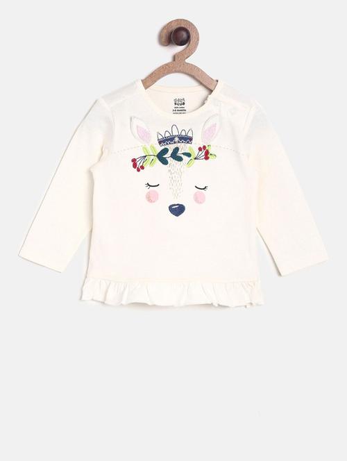 girls printed cotton top - 19945920 - Very Small Image - 1