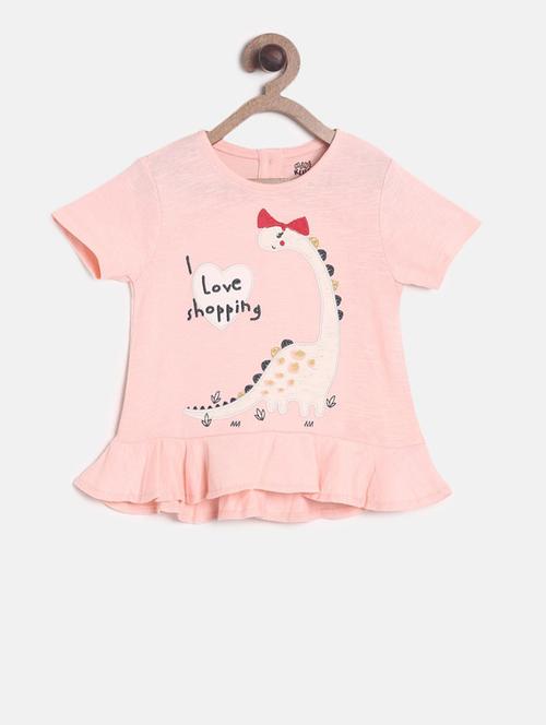 girls printed cotton top - 19945948 - Very Small Image - 1