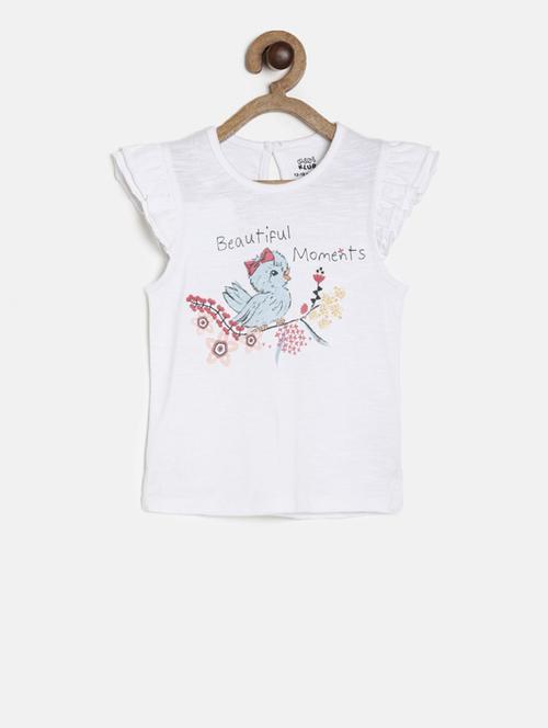 girls printed cotton top - 19945988 - Very Small Image - 1