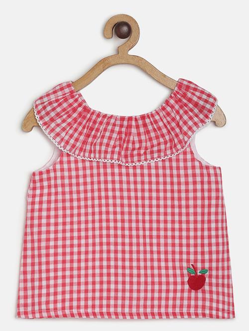 red cotton top - 19946093 - Very Small Image - 1