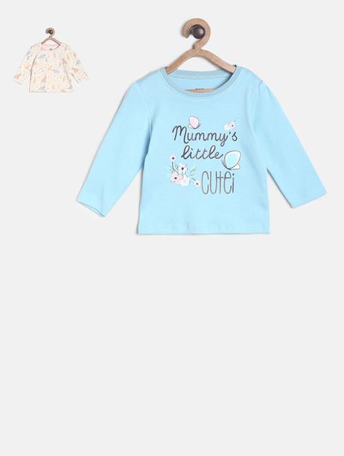 round neck printed regular top - 19946283 - Very Small Image - 1