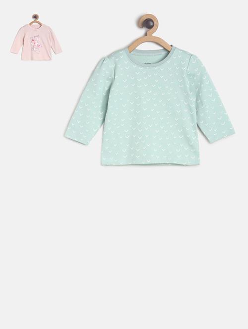 round neck printed regular top - 19946288 - Very Small Image - 1
