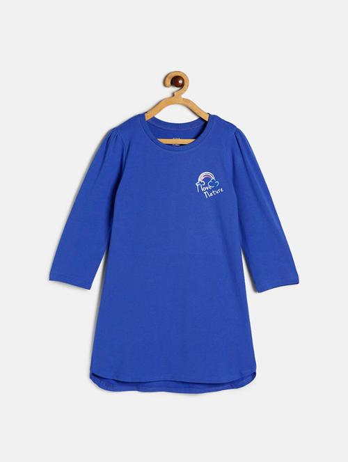 blue cotton frock - 19946399 - Very Small Image - 1